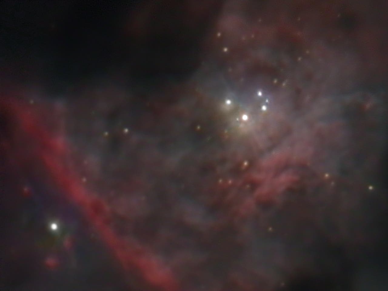 Im Zentrum des Orionnebels