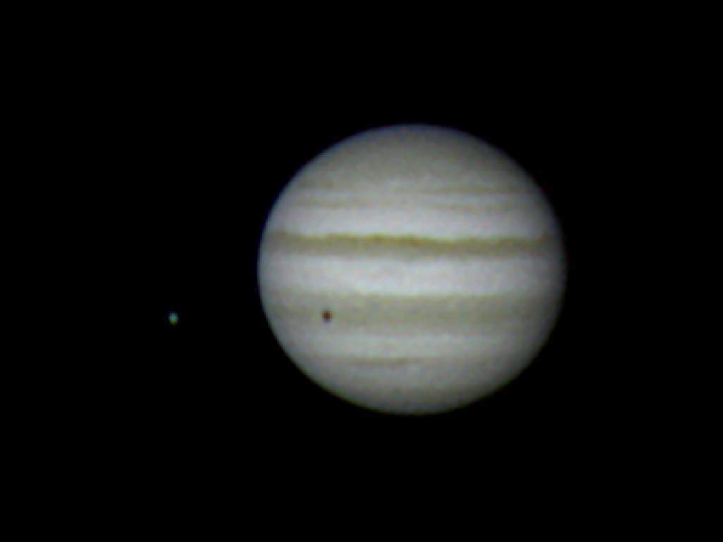 Jupiter und Io an der Ostsee