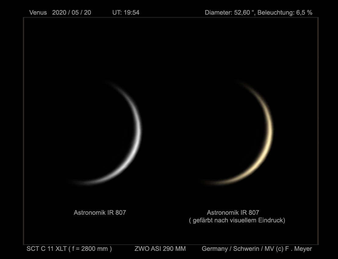 Venus am 20. Mai 2020