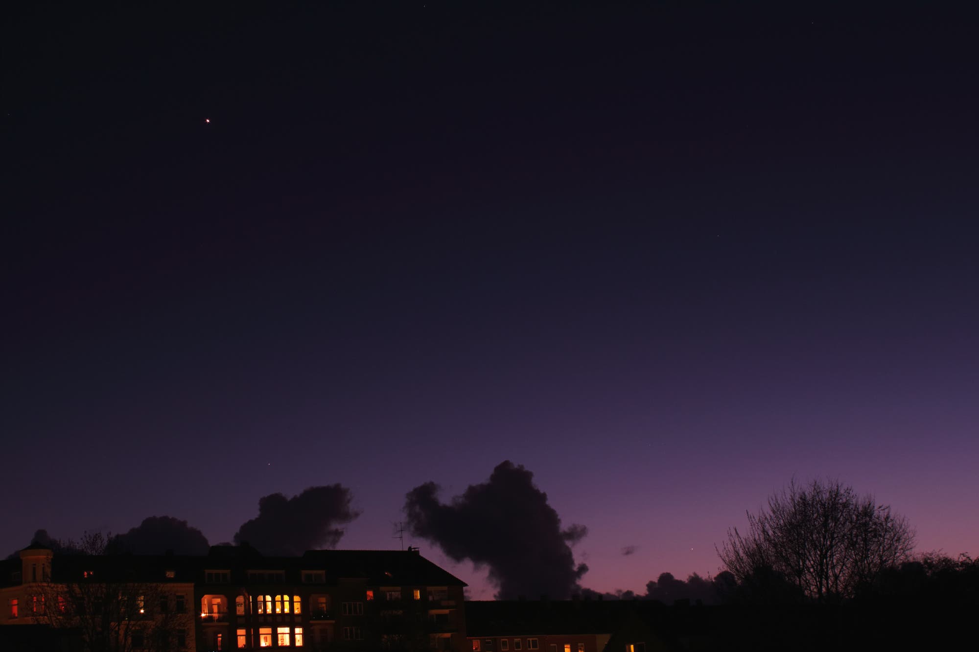 Venus mit Merkur am Abendhimmel in Kiel