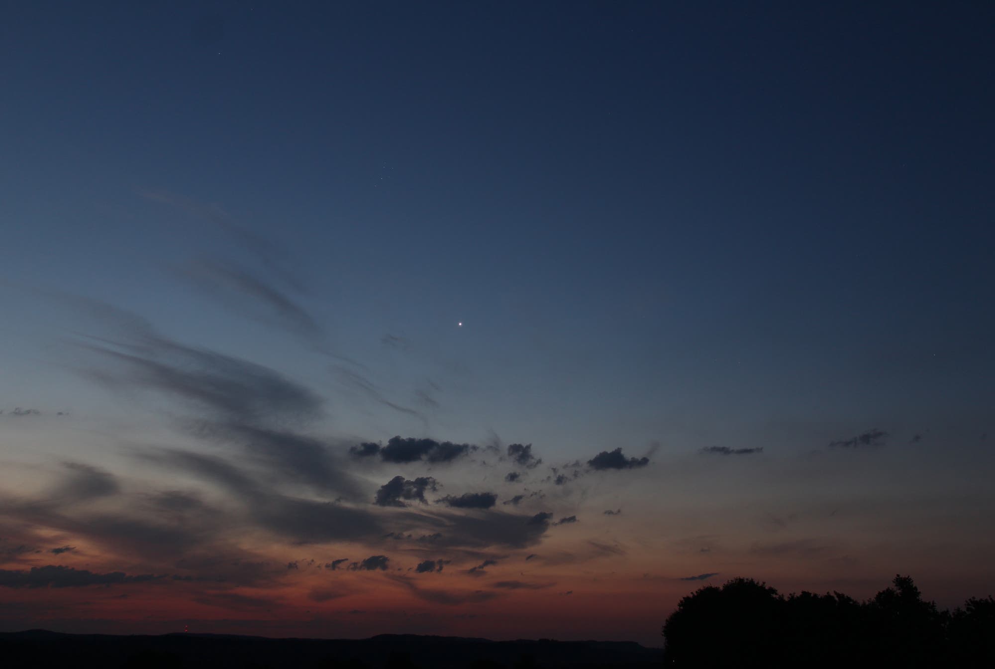Venus in der Morgendämmerung