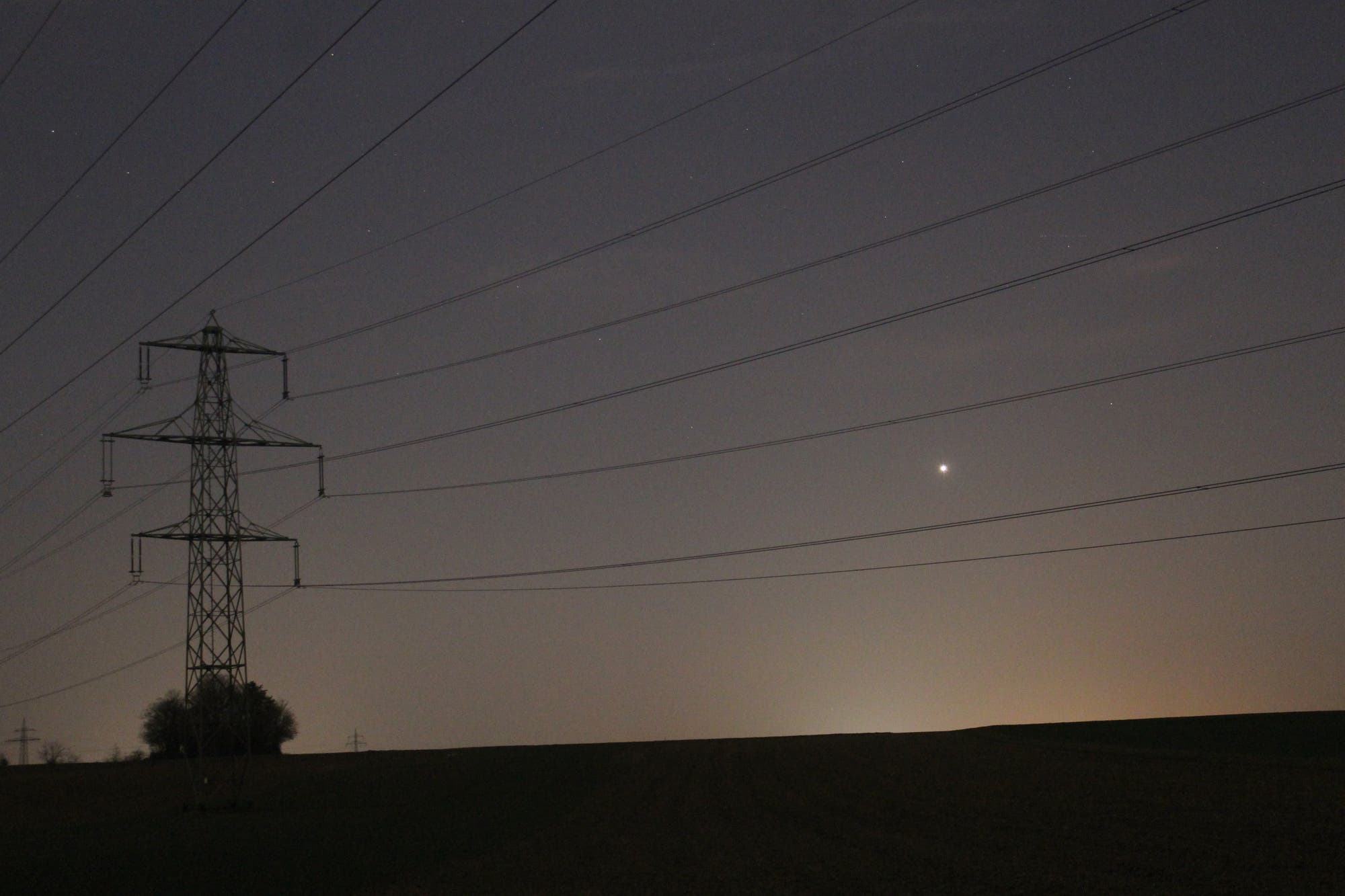 Venus am Abendhimmel