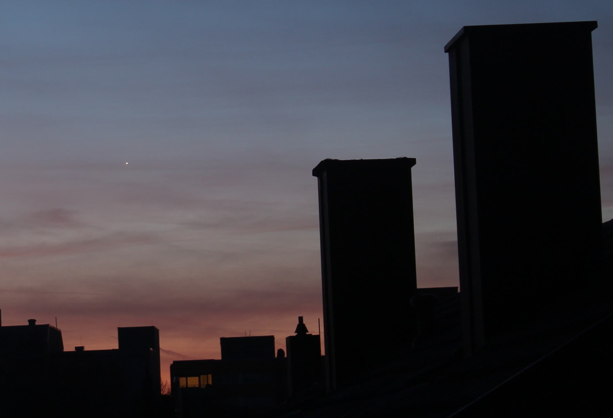 Venus in der Morgendämmerung