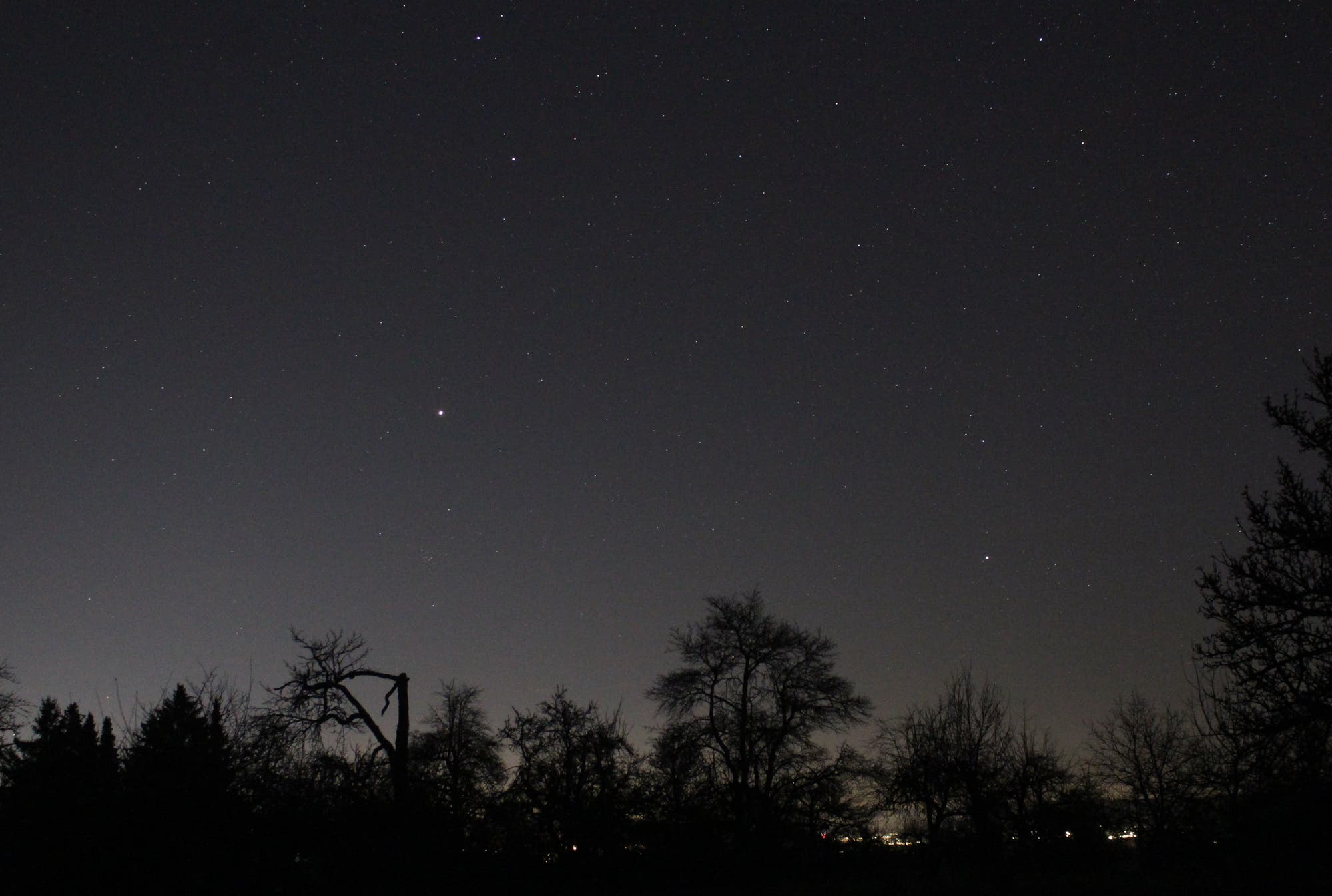 Mars im Sternbild Krebs