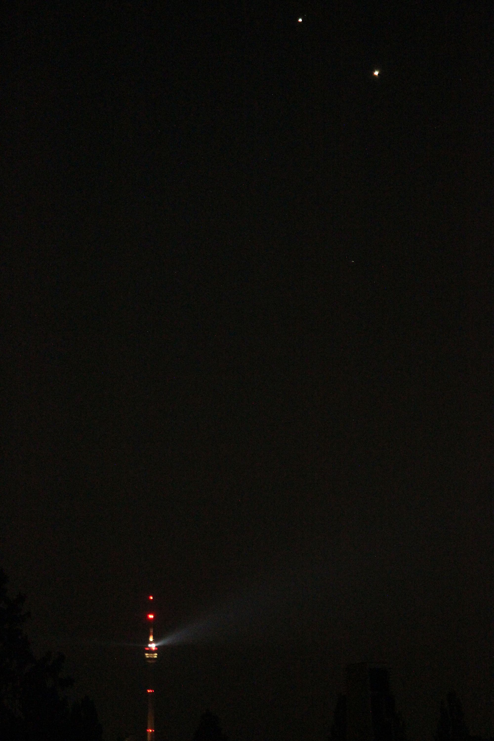 Venus und Jupiter in Stuttgart