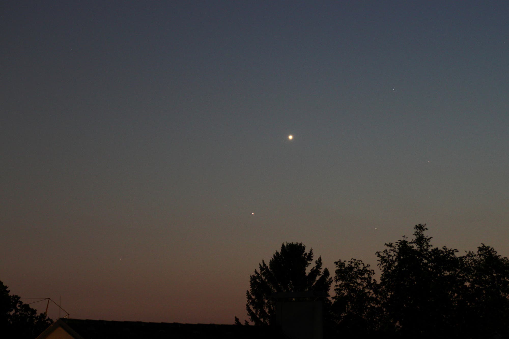 Venus bei Antares