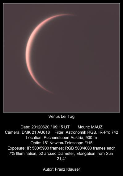 Venus am 20.6.2012