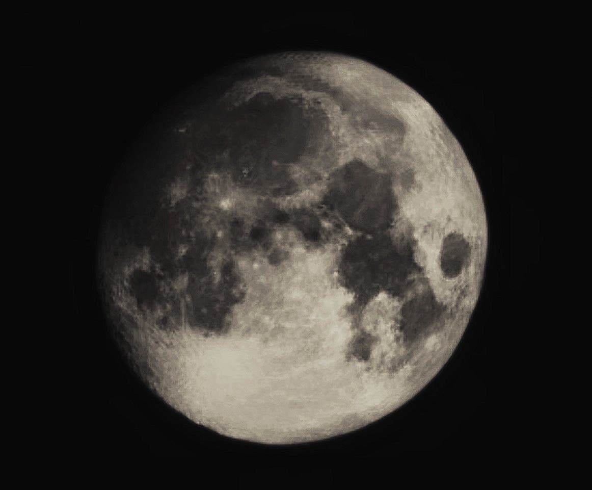 Mond am 28.09.2023