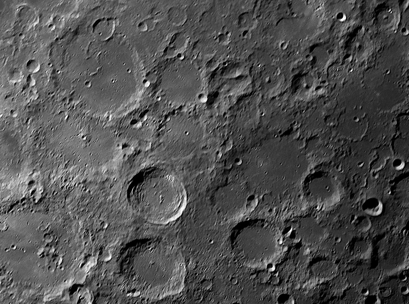 Gegend um die Krater Werner und Regiomontanus