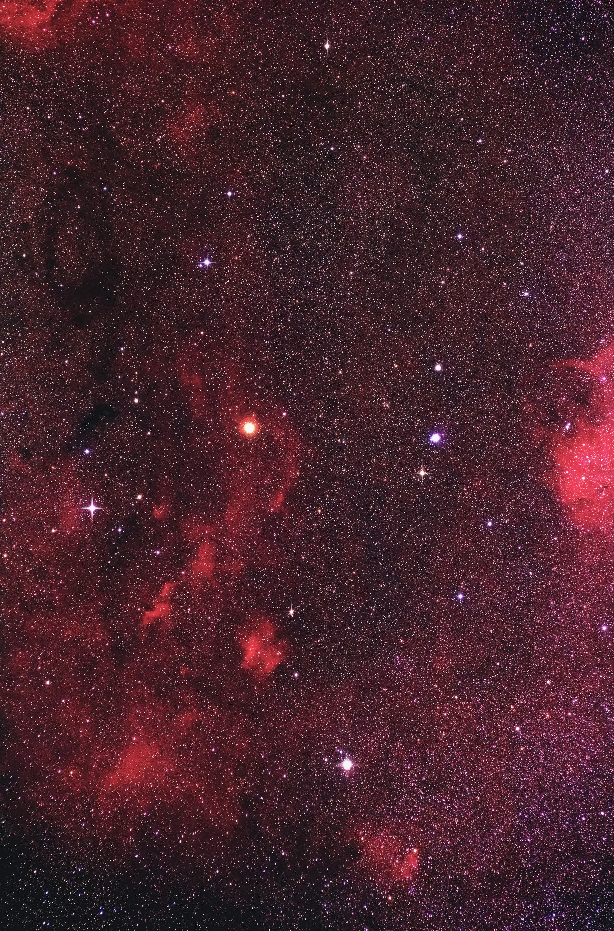 The exciting corner between elephant (Ic 1396) and lion (SH 132)