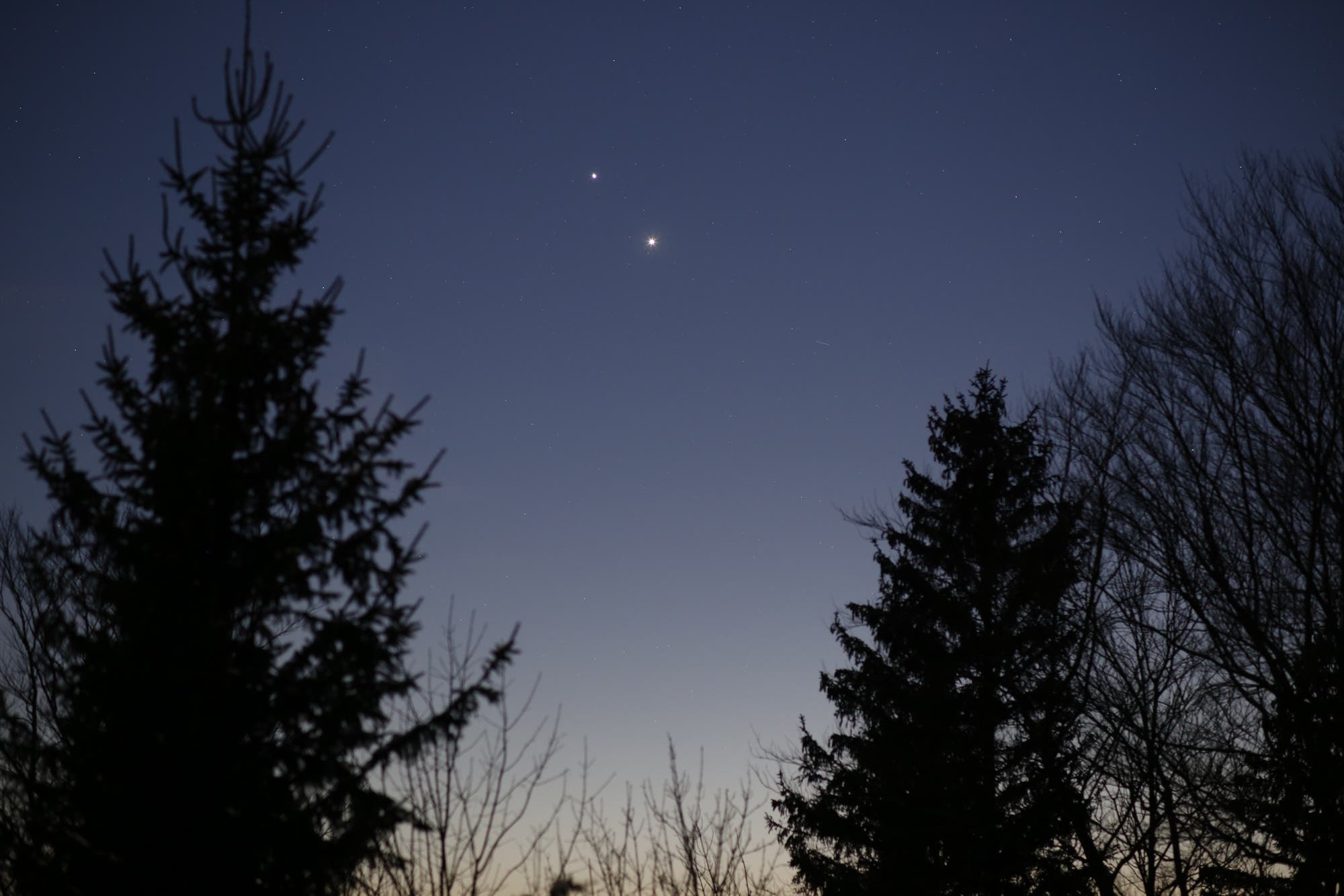 Jupiter und Venus am 28. Februar 2023