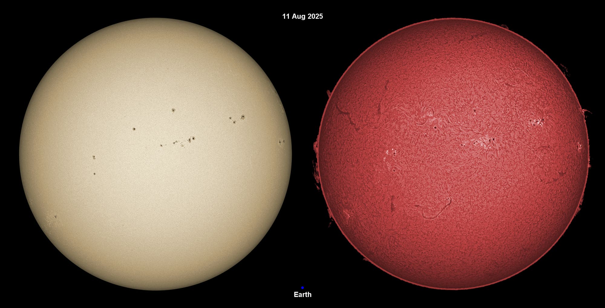 Sonne am 11. August 2025