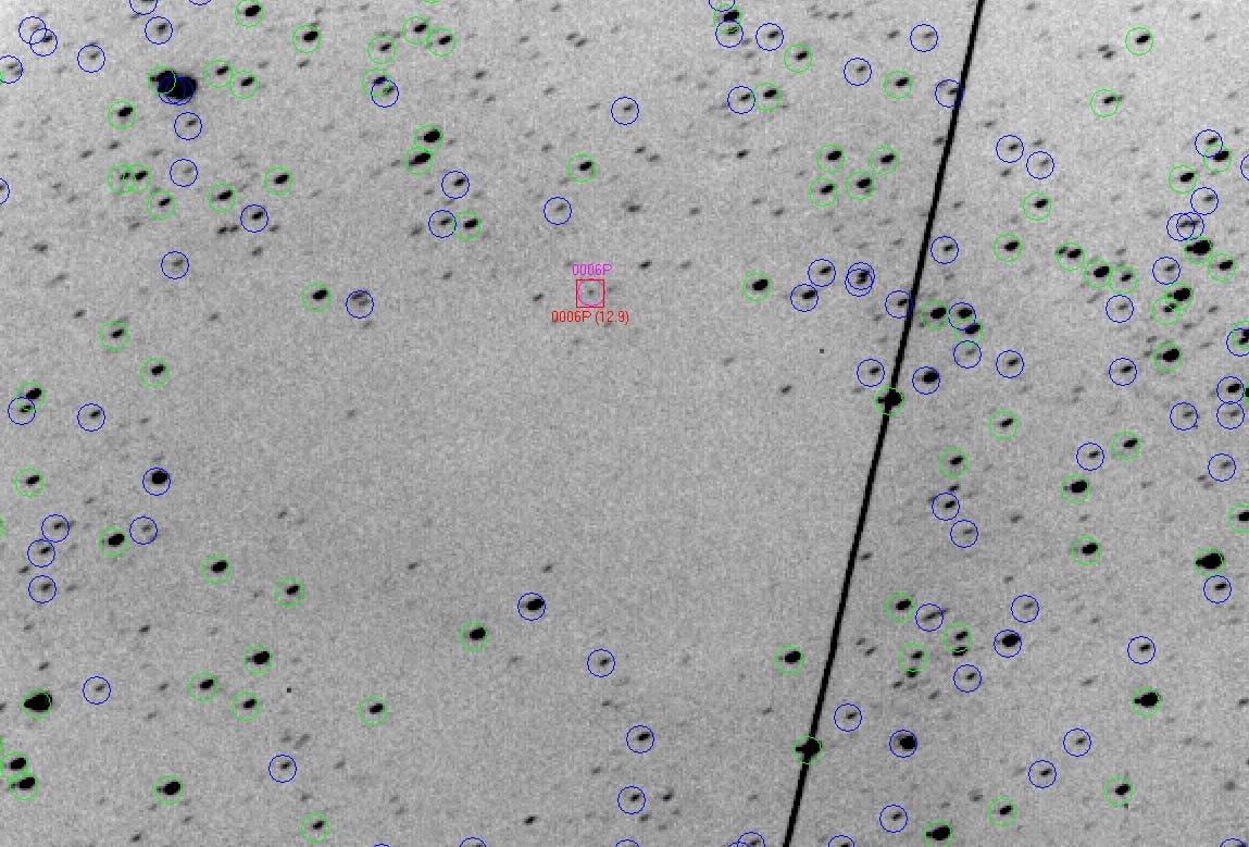 Komet 6P/d'Arrest -- Astrometrie am 24.Jun.2008