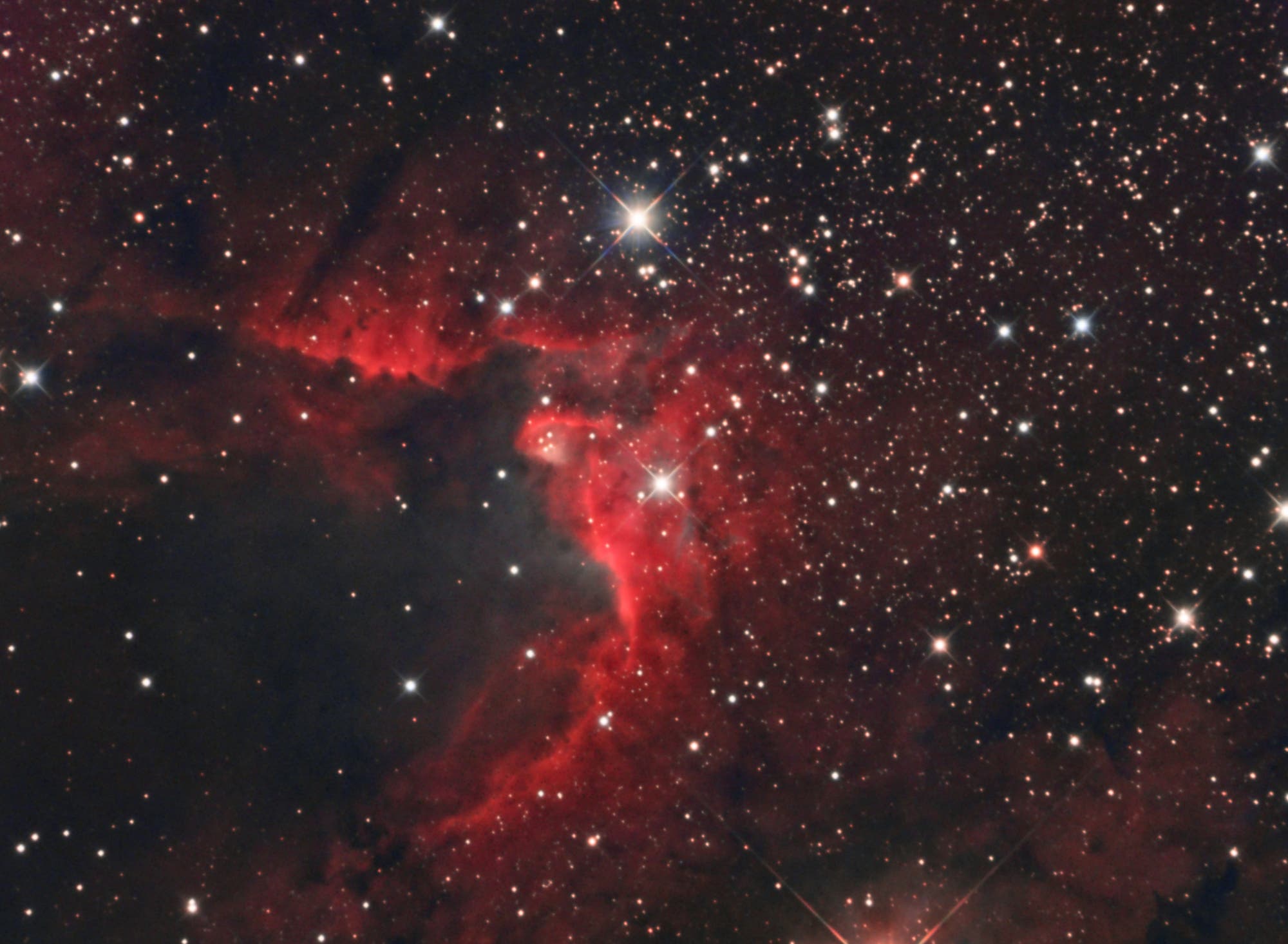 Sh 2-155 - diffuser Nebel im Sternbild Kepheus