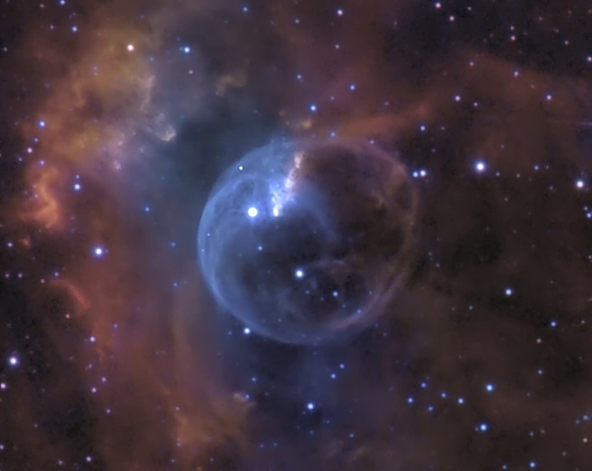 NGC 7635 Bubble Close-up Bicolor