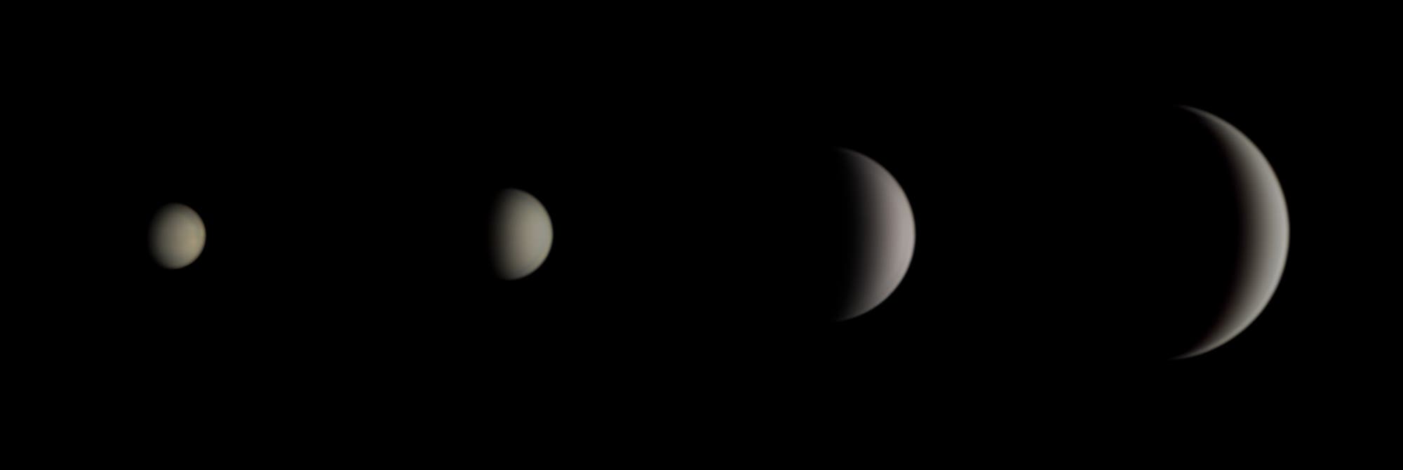 Die Venus zwischen November 2019 und Mai 2020
