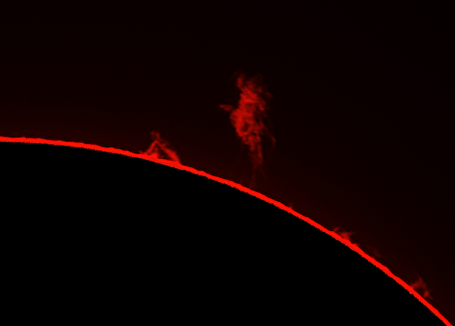Protuberanz löst sich von der Sonne / 14. März 2016