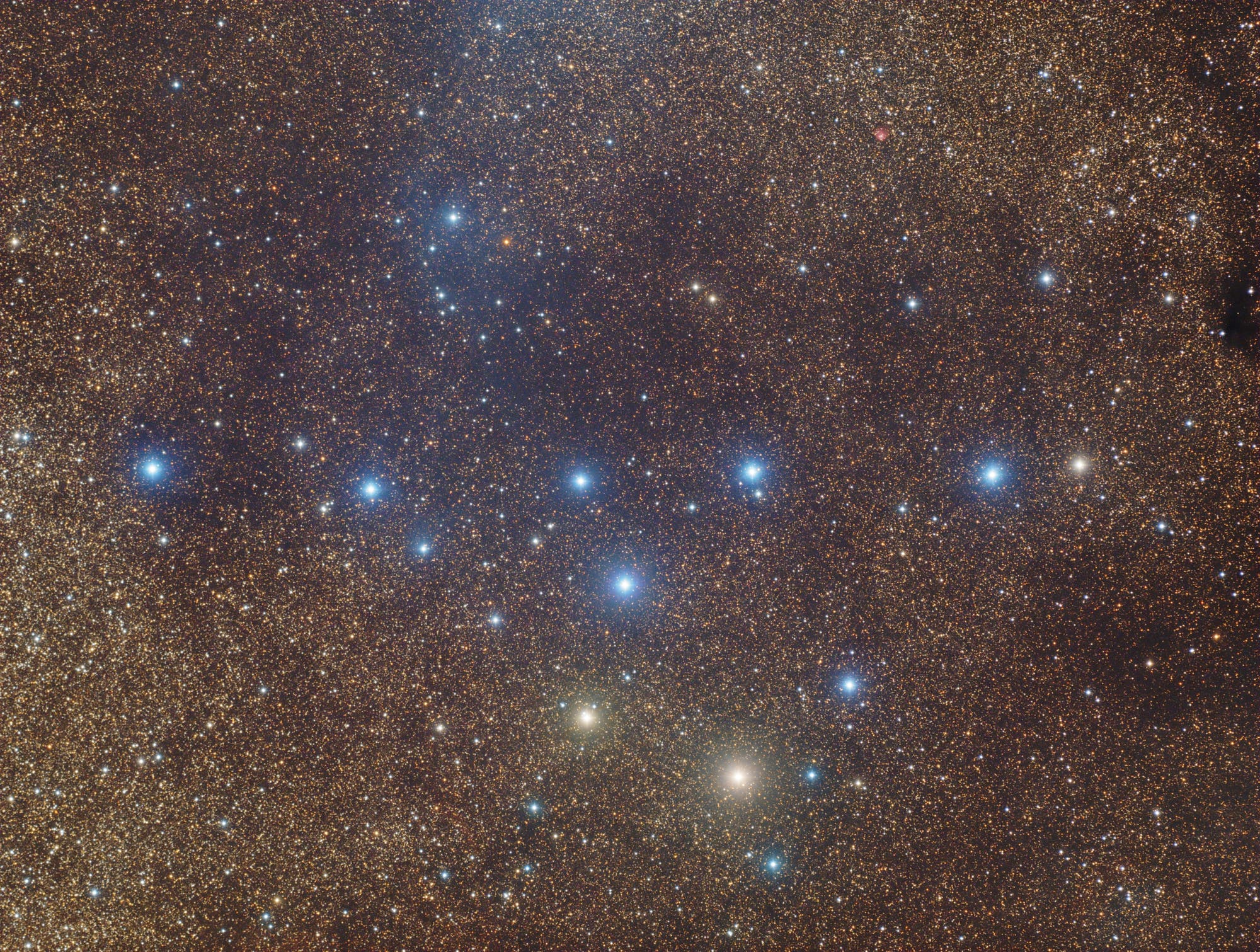 Cr 399 - ein offener Sternhaufen im Sternbild Füchslein
