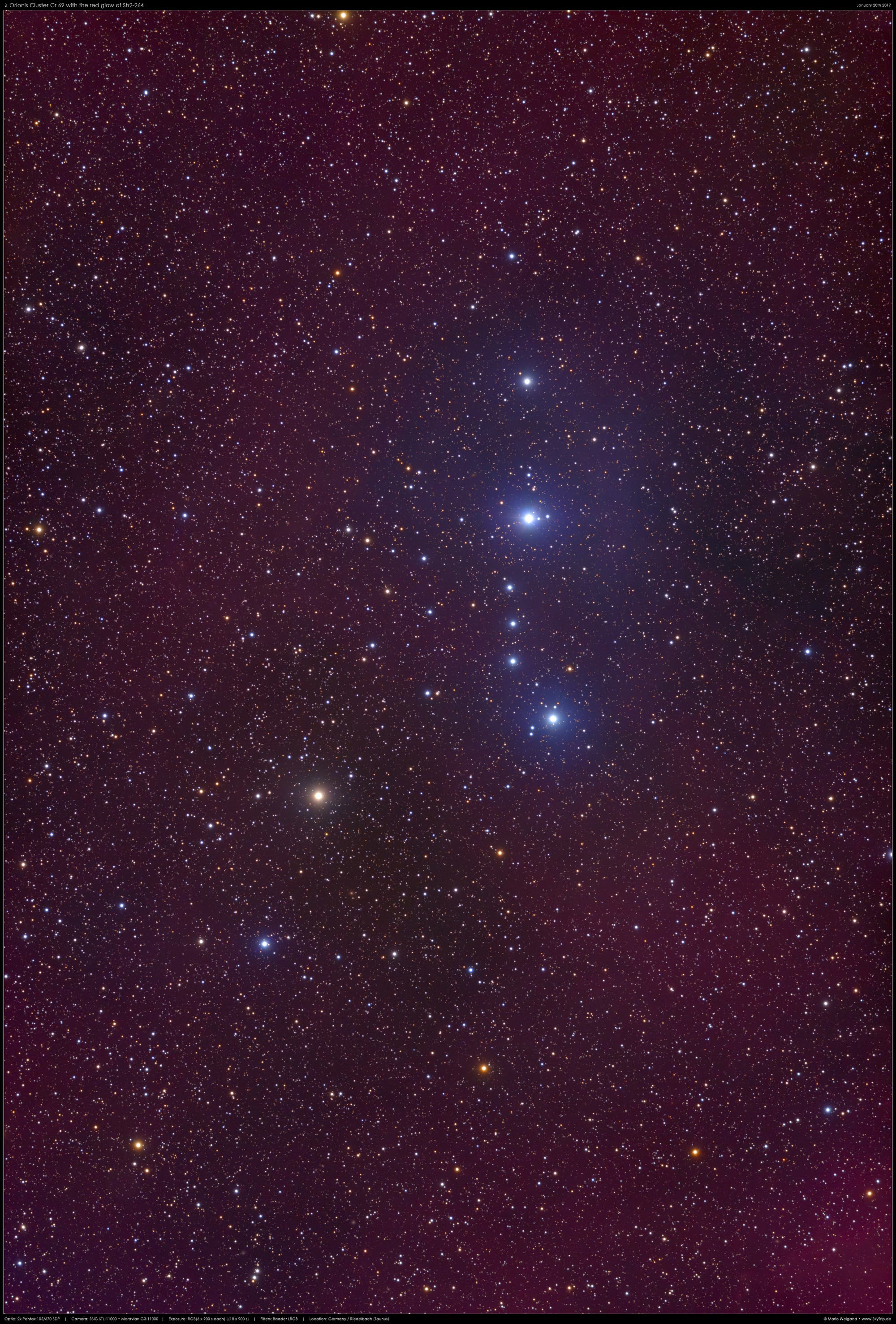 Lambda Orionis Cluster mit Sh2-264