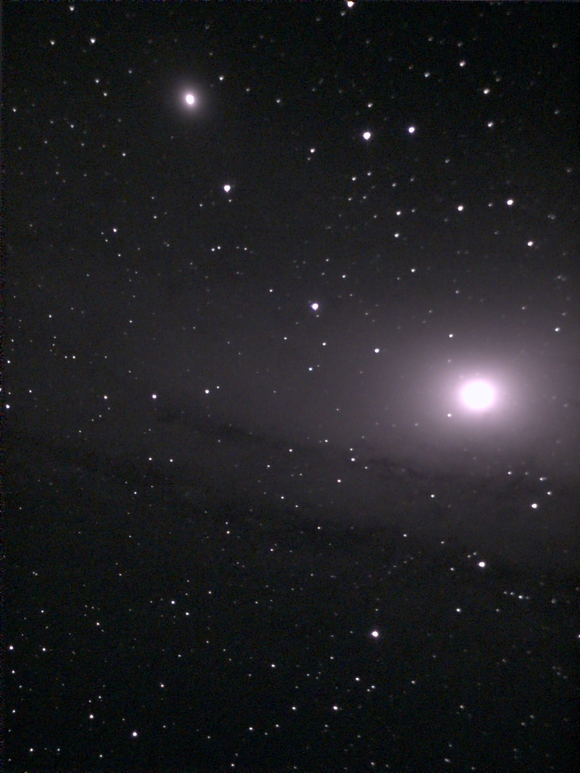 Andromedagalaxie mit Nachbar M 32