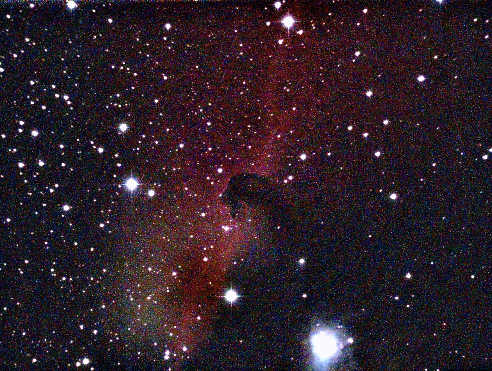 Nebulosa Cabeza de Caballo – Espectro científico