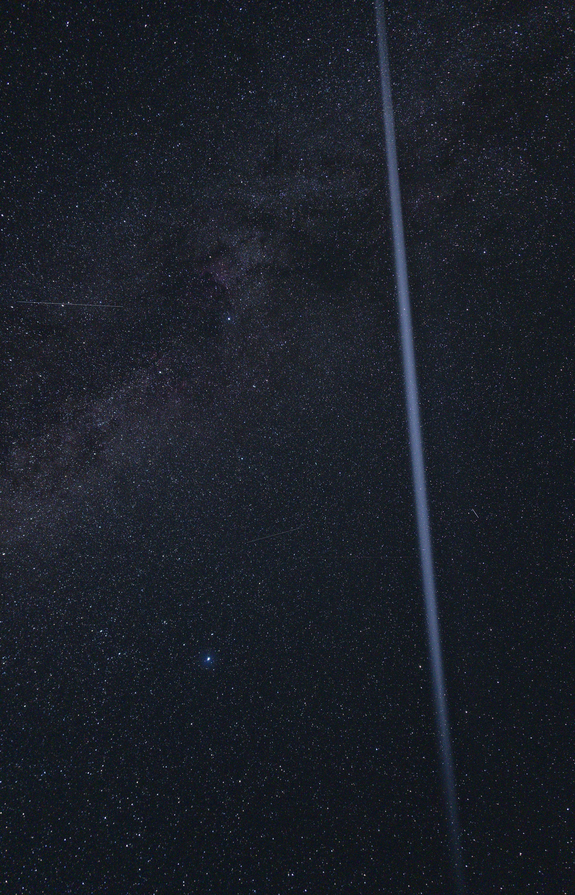 Treibstoffwolke im Zenit