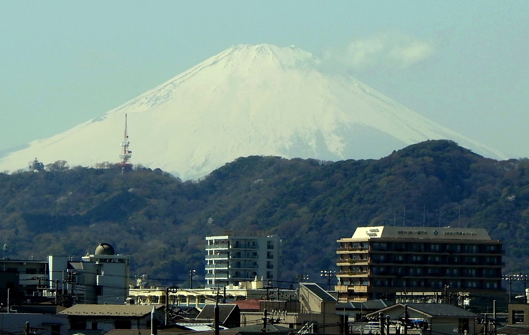 Astronomie vor dem Fujisan