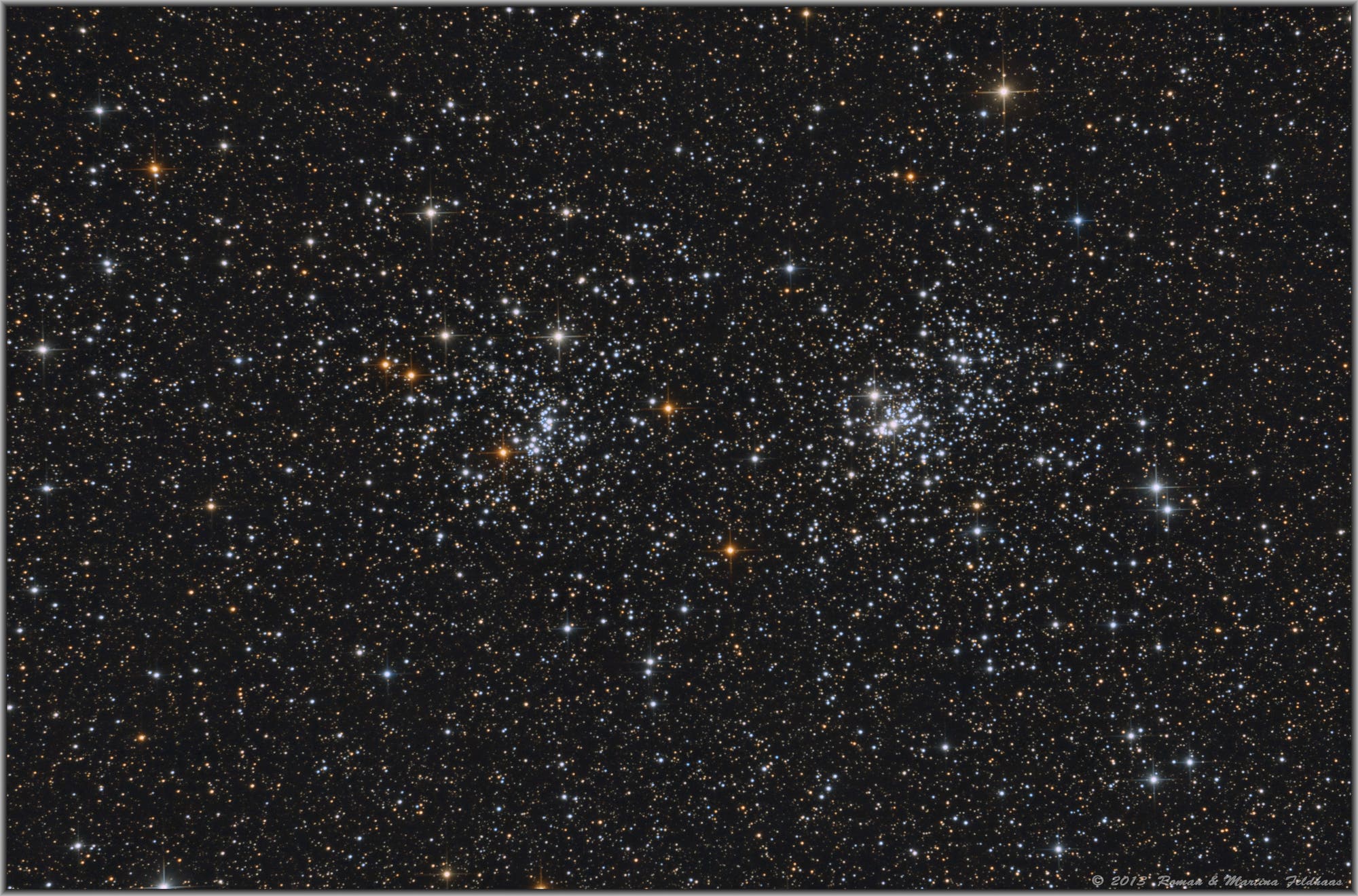 Chi Persei (NGC 884) & H Persei (NGC 869)