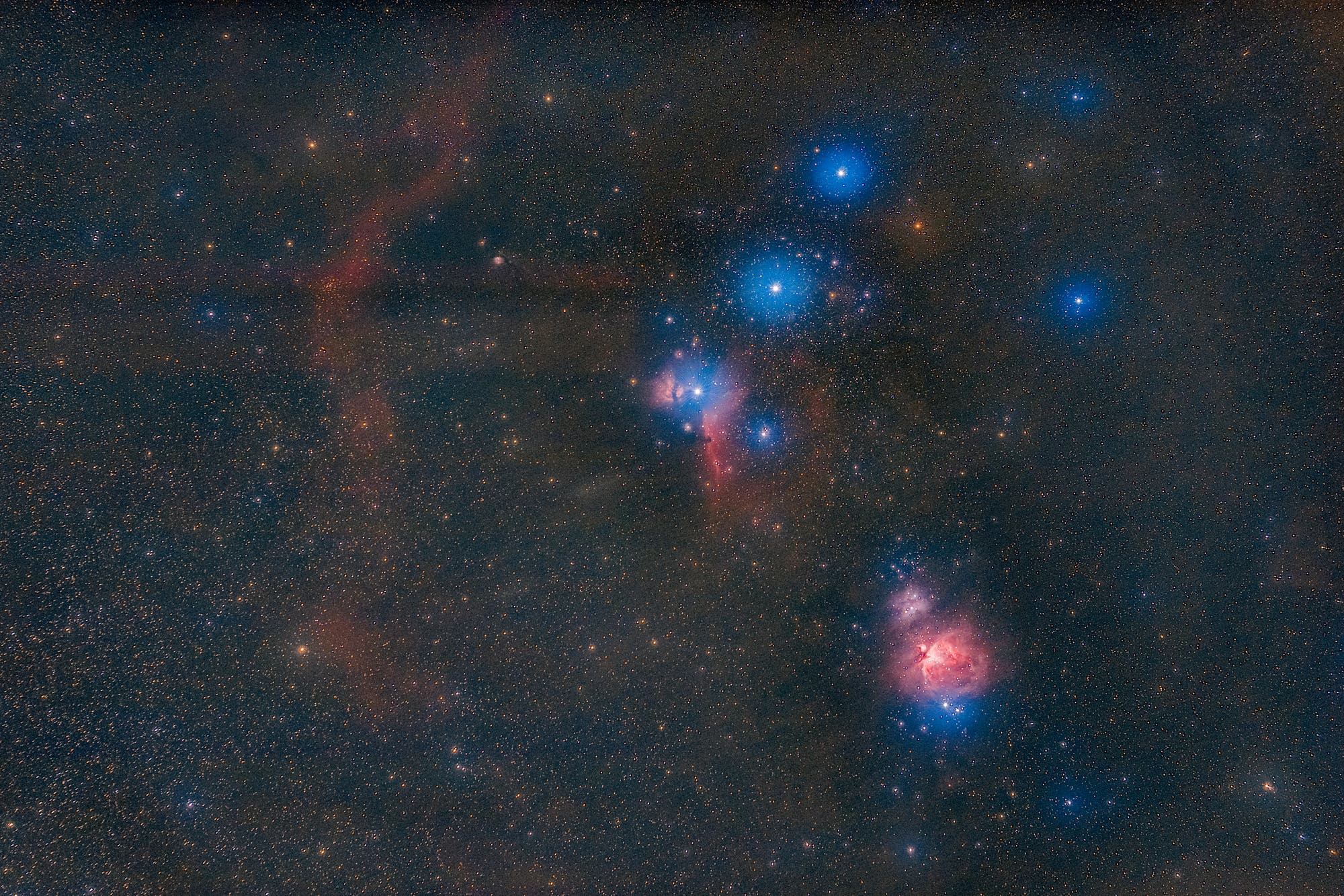 Nebel und Sterne des Orion