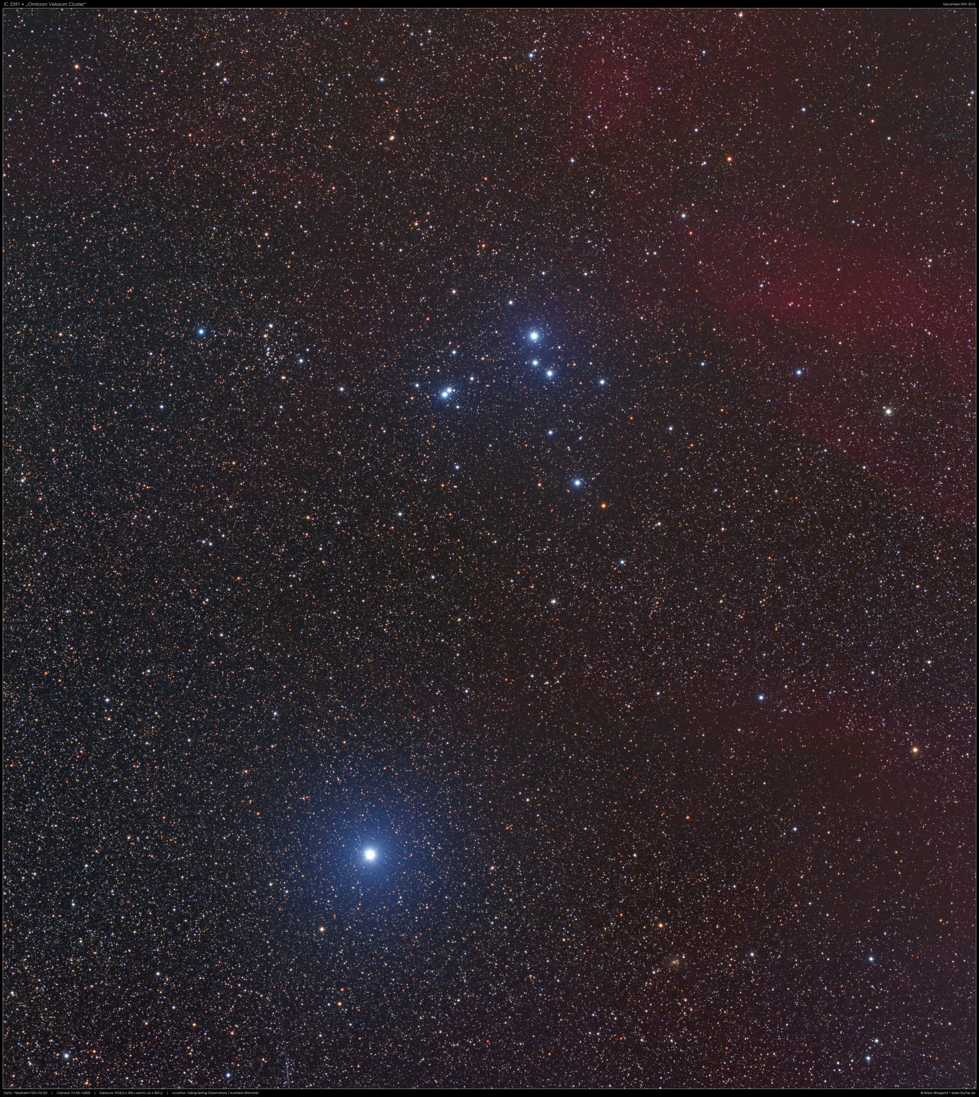 IC 2391 • „Omicron Velorum Cluster“