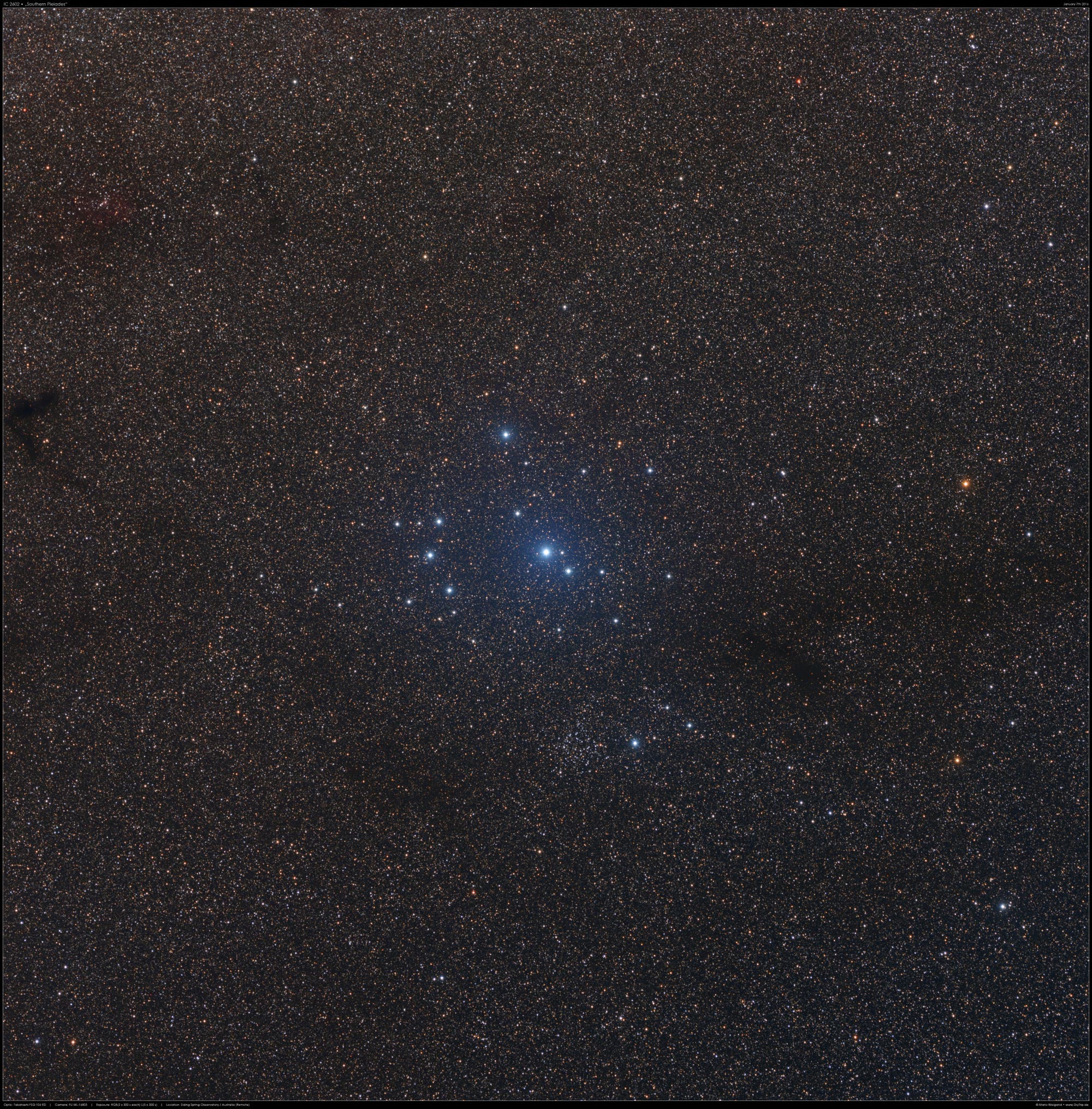 IC 2602 • "Südliche Plejaden"