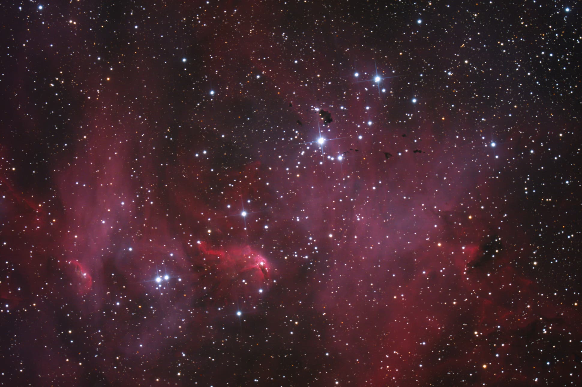IC 2944 mit Thackeray-Globulen