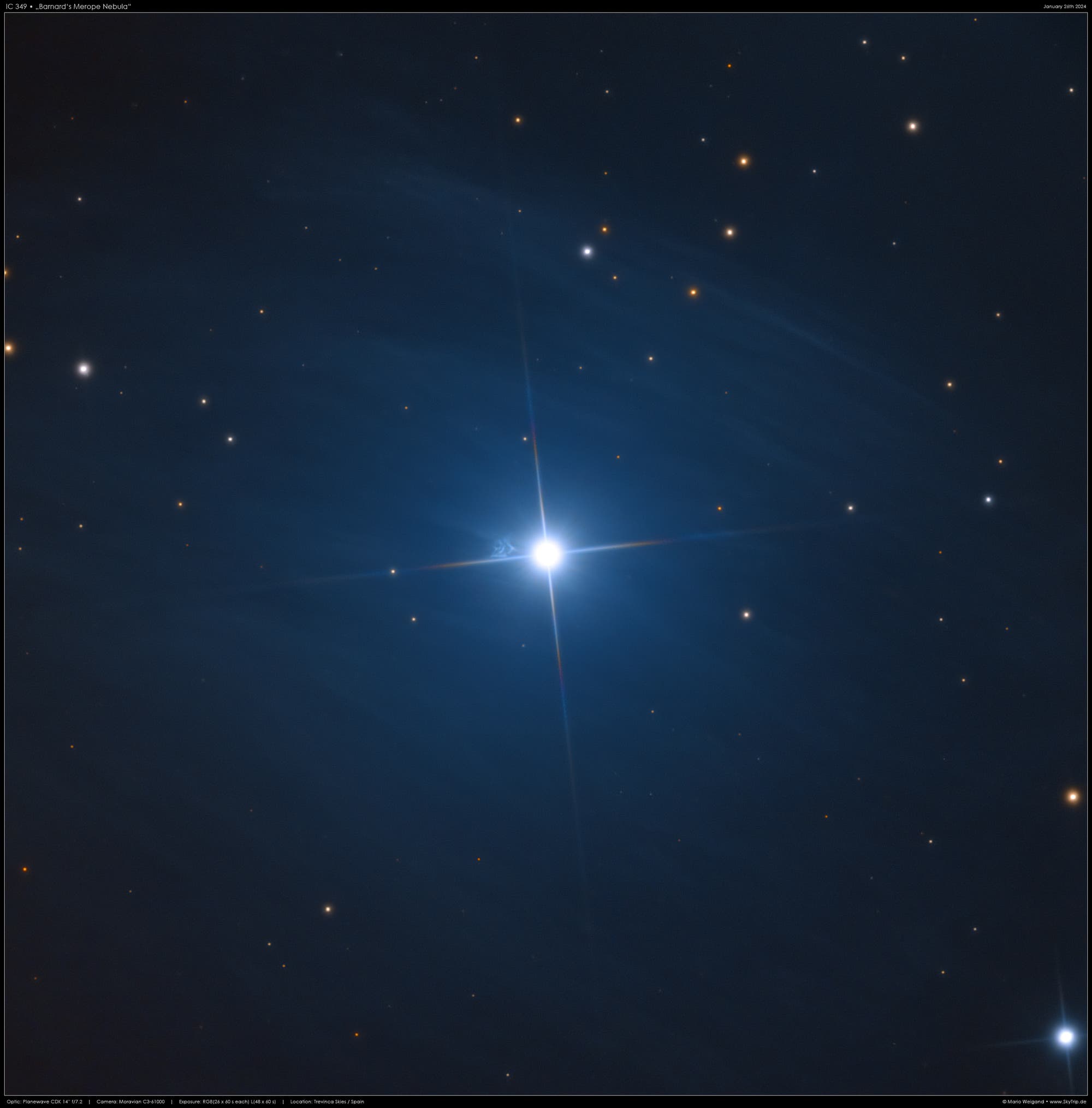 IC 349 - Meropenebel in M45