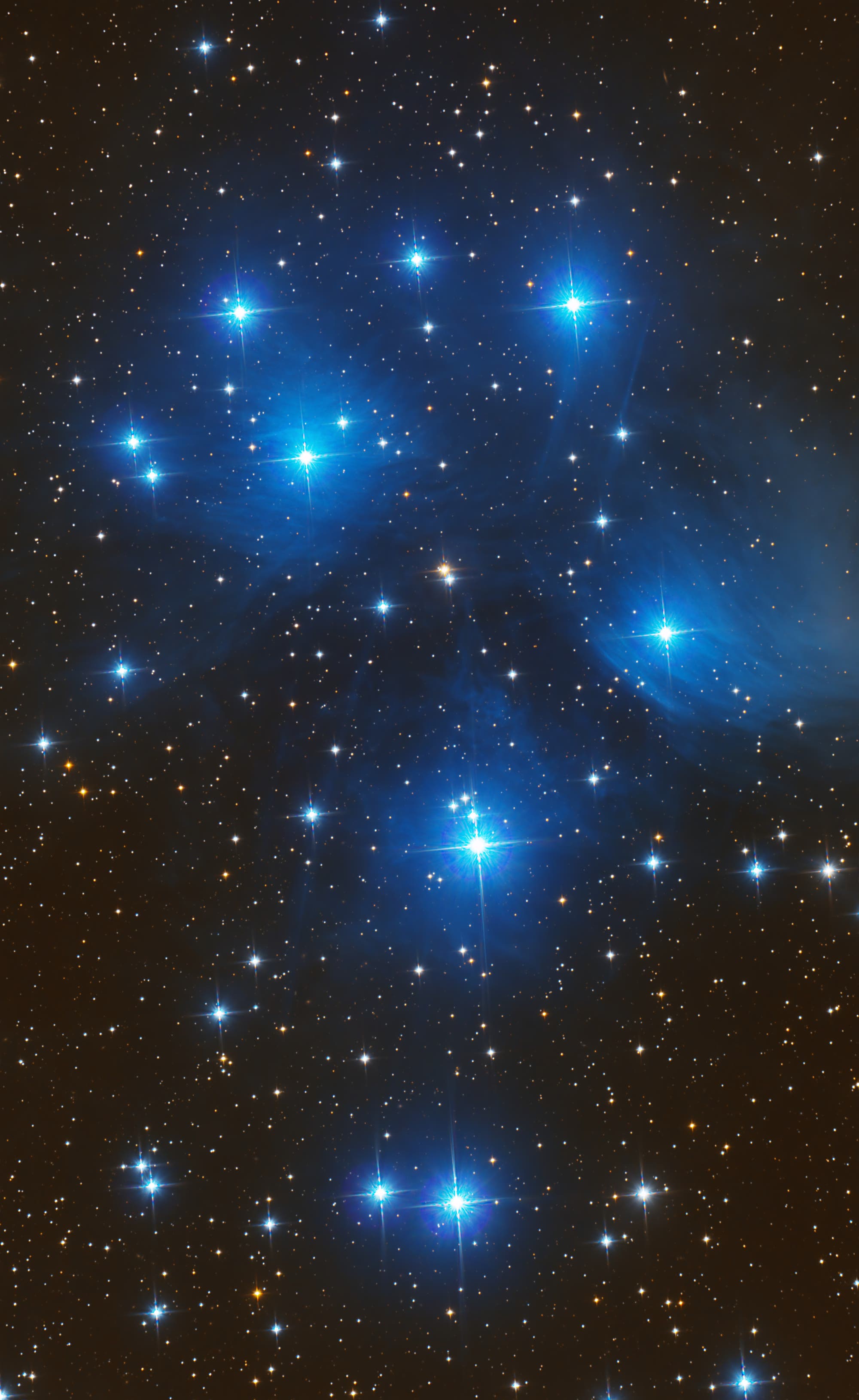 Messier 45 - Die sieben Schwestern