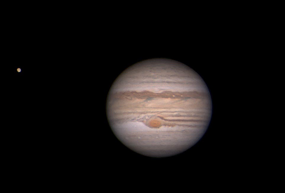 Jupiter mit GRF am 4. Juni 2019