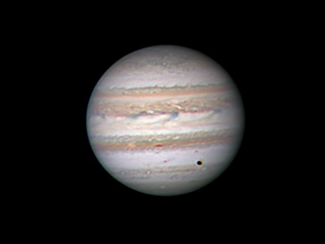 Europa-Schattenwurf auf Jupiter