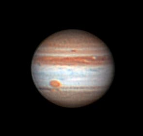 Jupiter mit 4,5 Zoll Öffnung