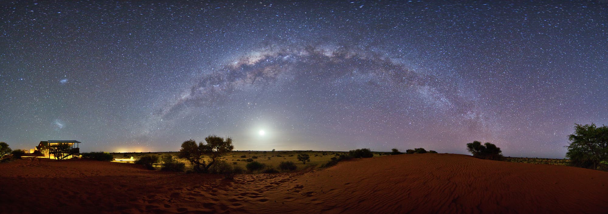 Milchstraße über der Kalahari