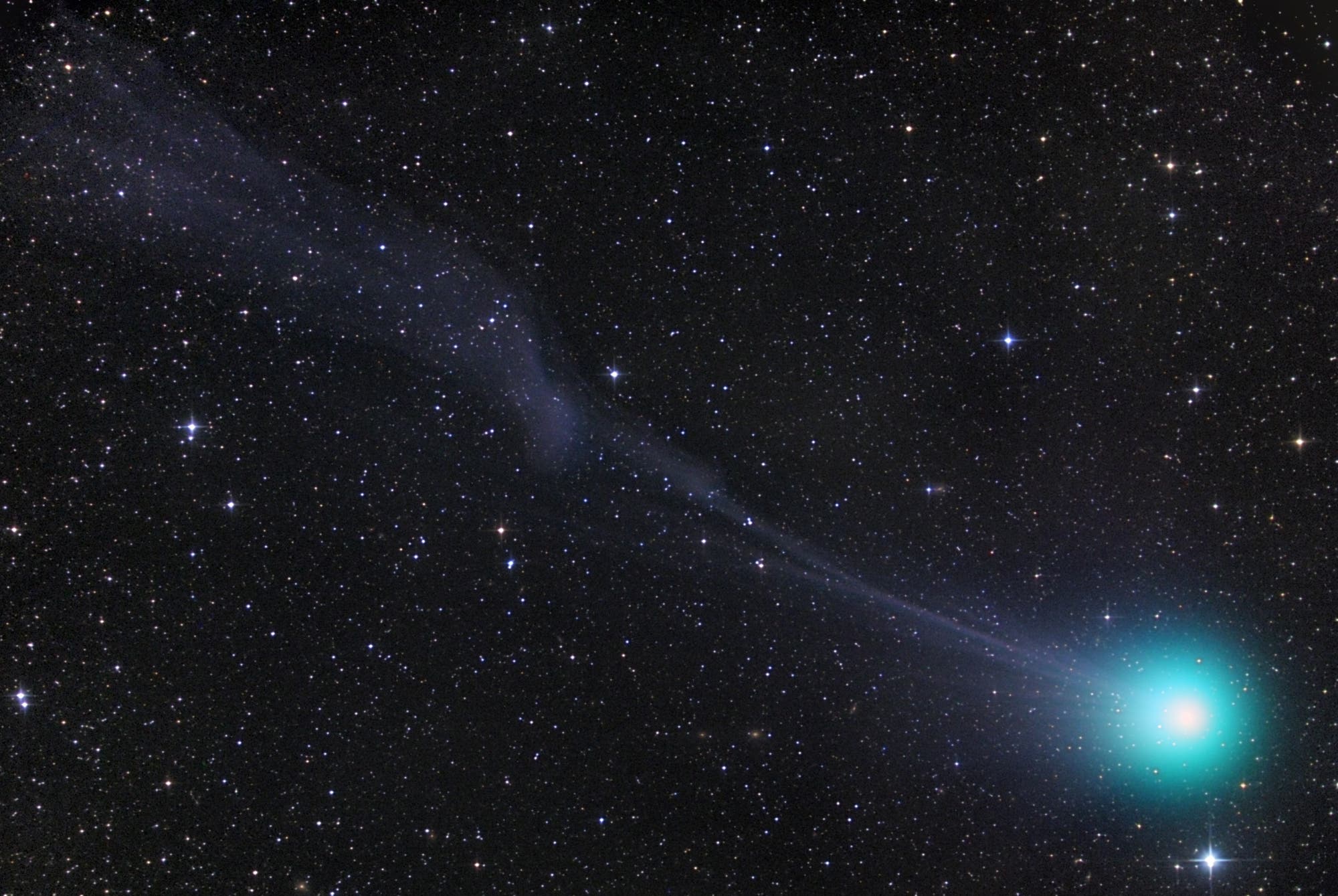 Komet C/2014 Q2 Lovejoy mit Schweifabriss