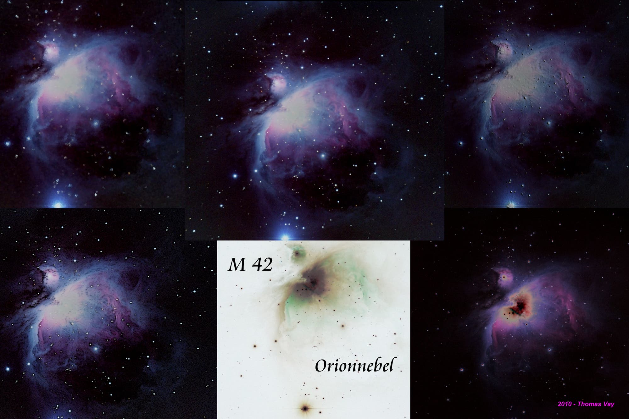 M 42, Orionnebel mal anders