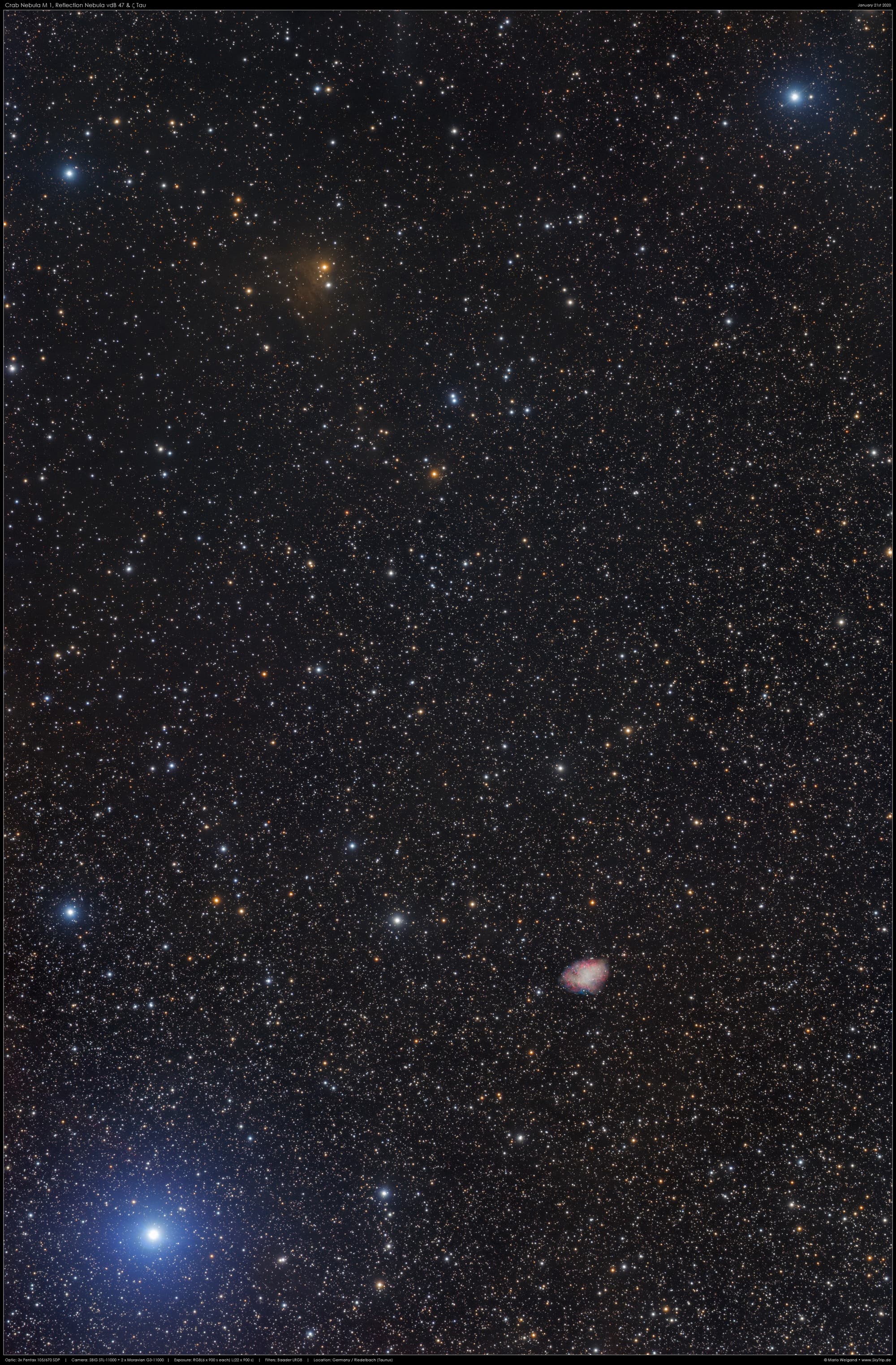 Zeta Tauri, M 1 & vdB 47