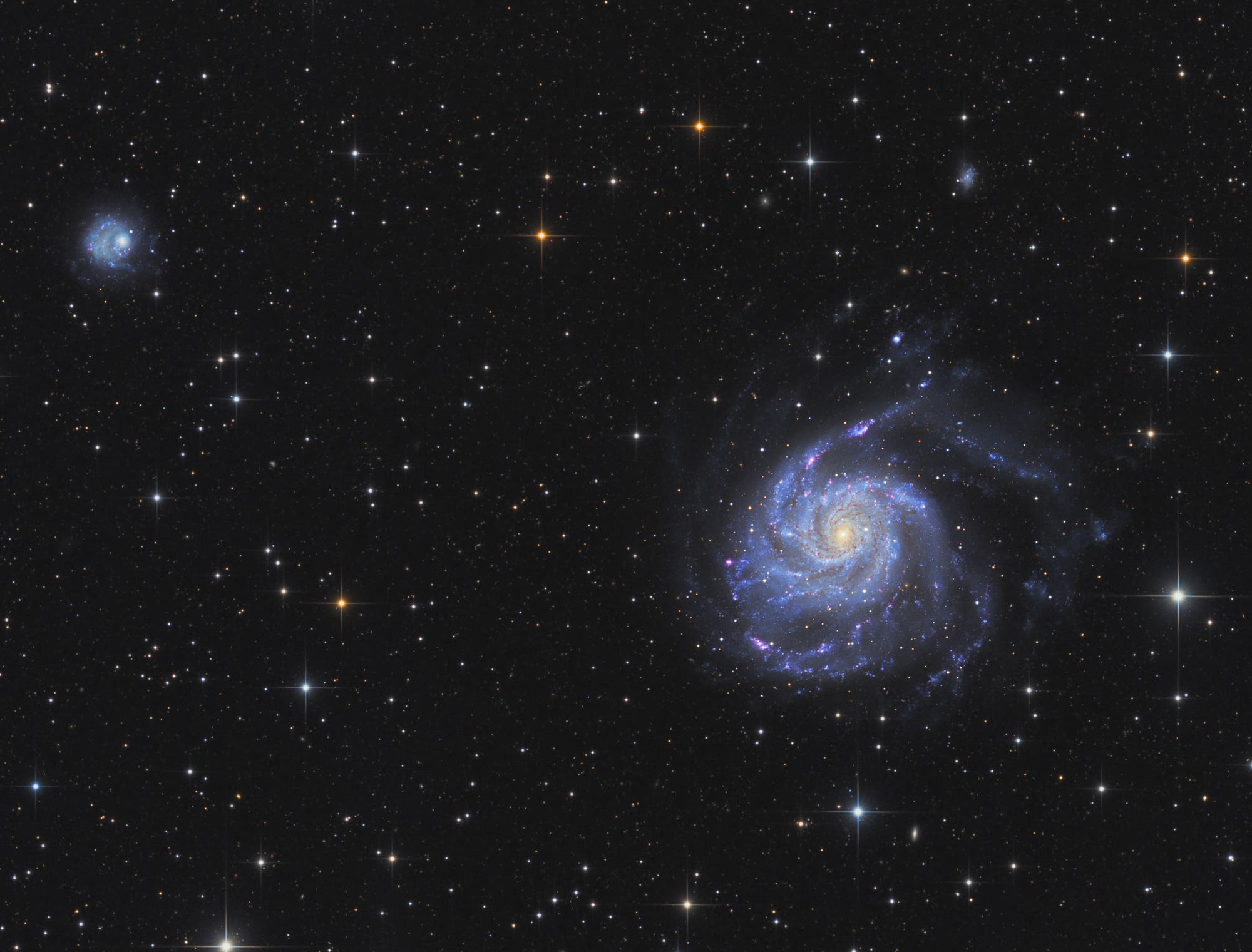 Die Feuerradgalaxie Messier 101