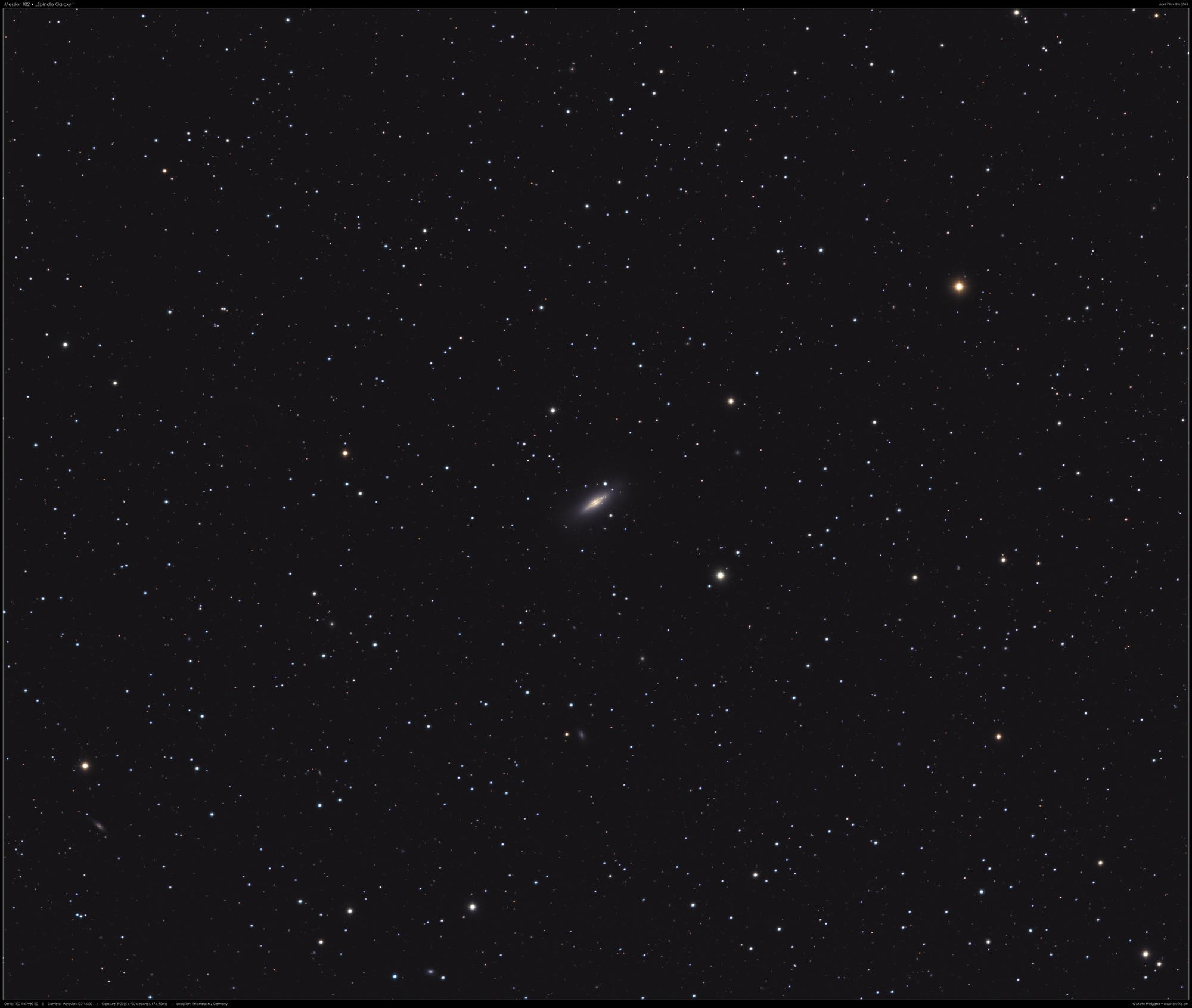 "Spindelgalaxie" Messier 102