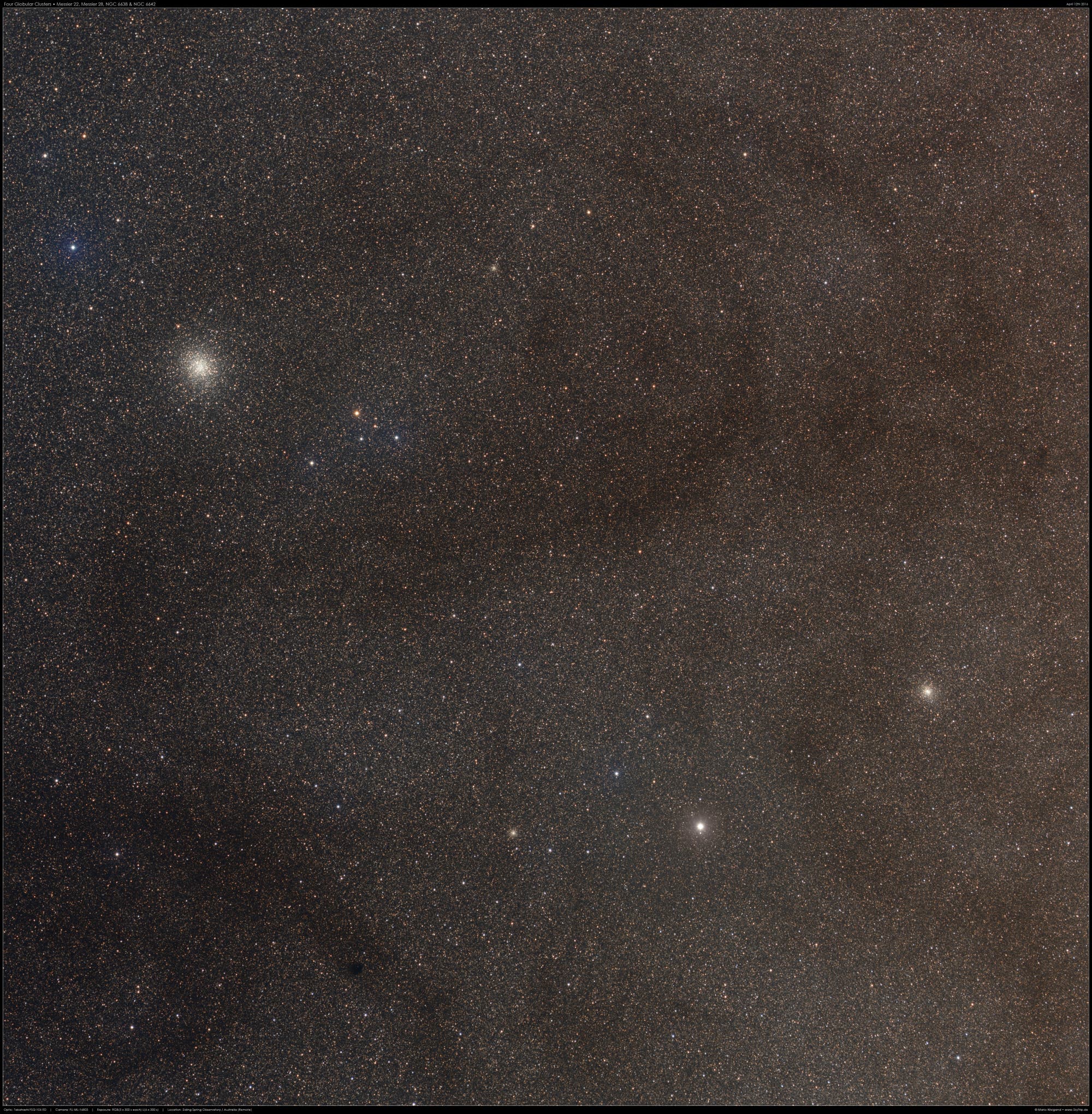 Messier 22, Messier 28 und mehr