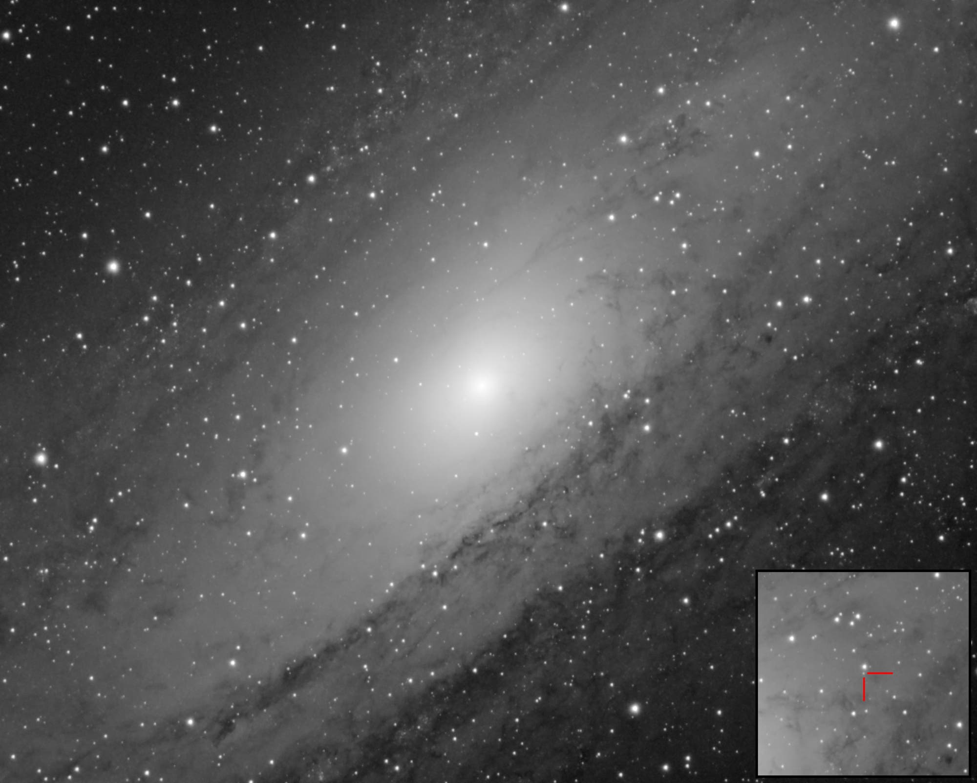 Nova AT2020yye in Messier 31