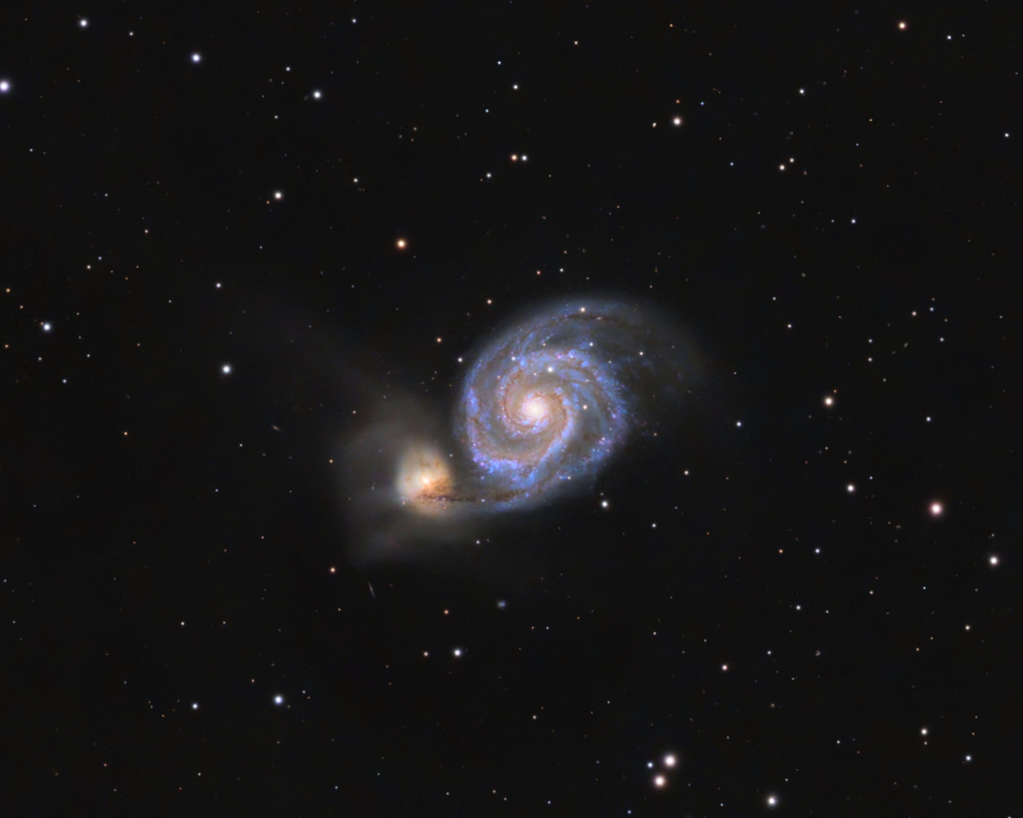 Die Strudel-Galaxie (M 51)