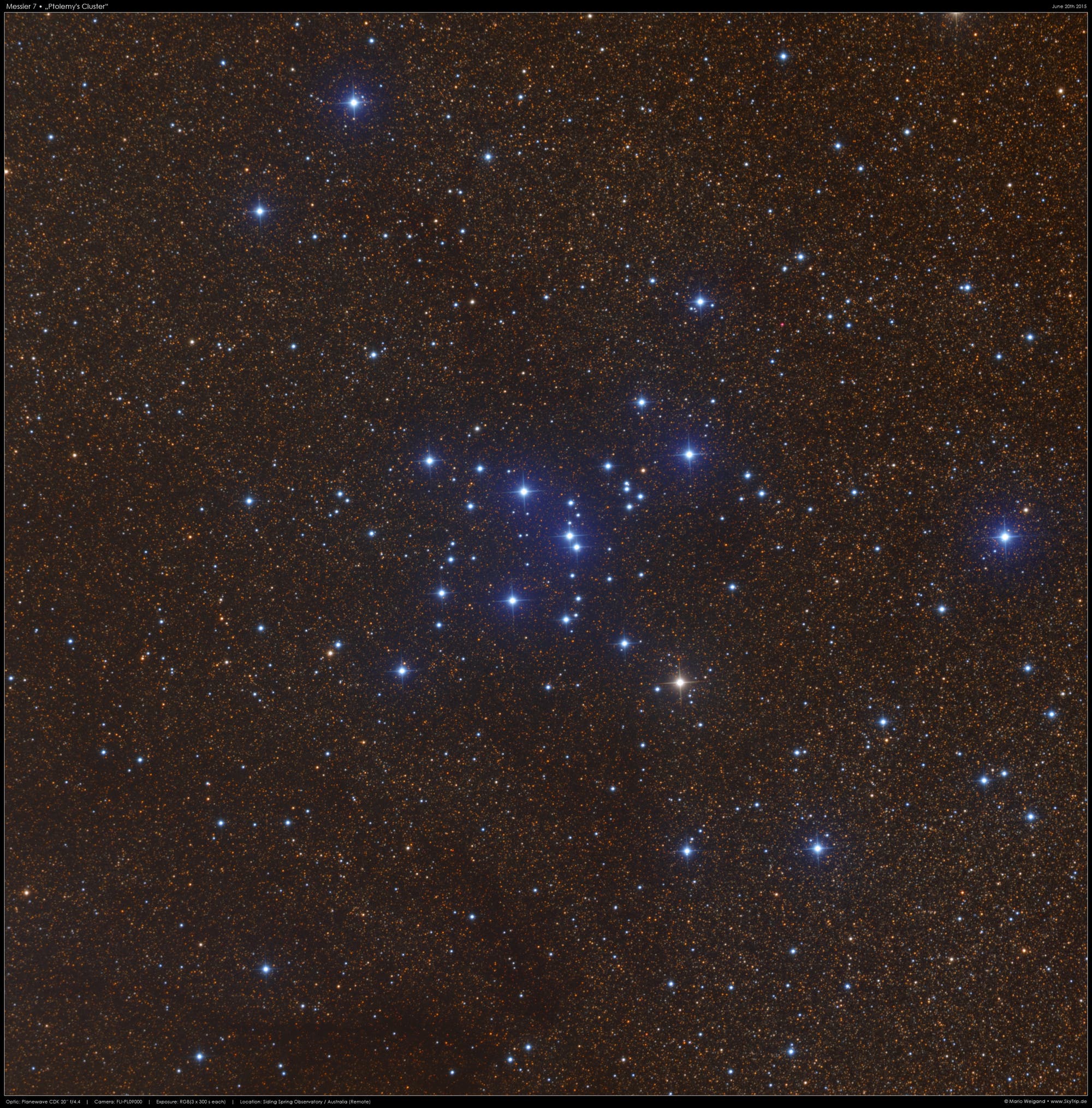 Messier 7 • "Ptolemaeus Sternhaufen"