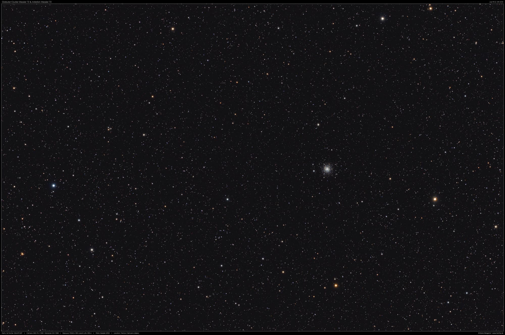 Messier 72 & Asterismus Messier 73