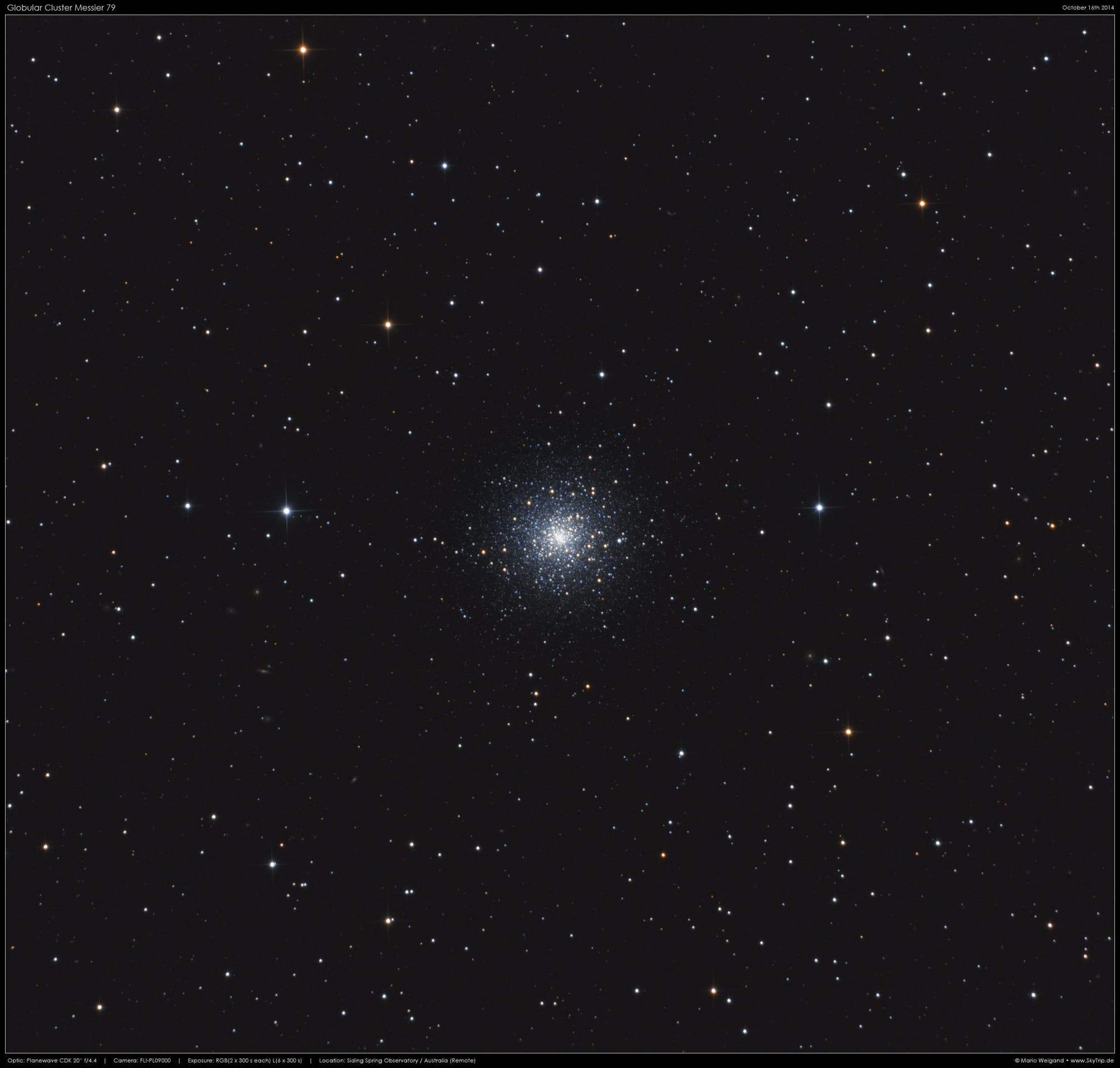 Messier 79 im Sternbild Hase