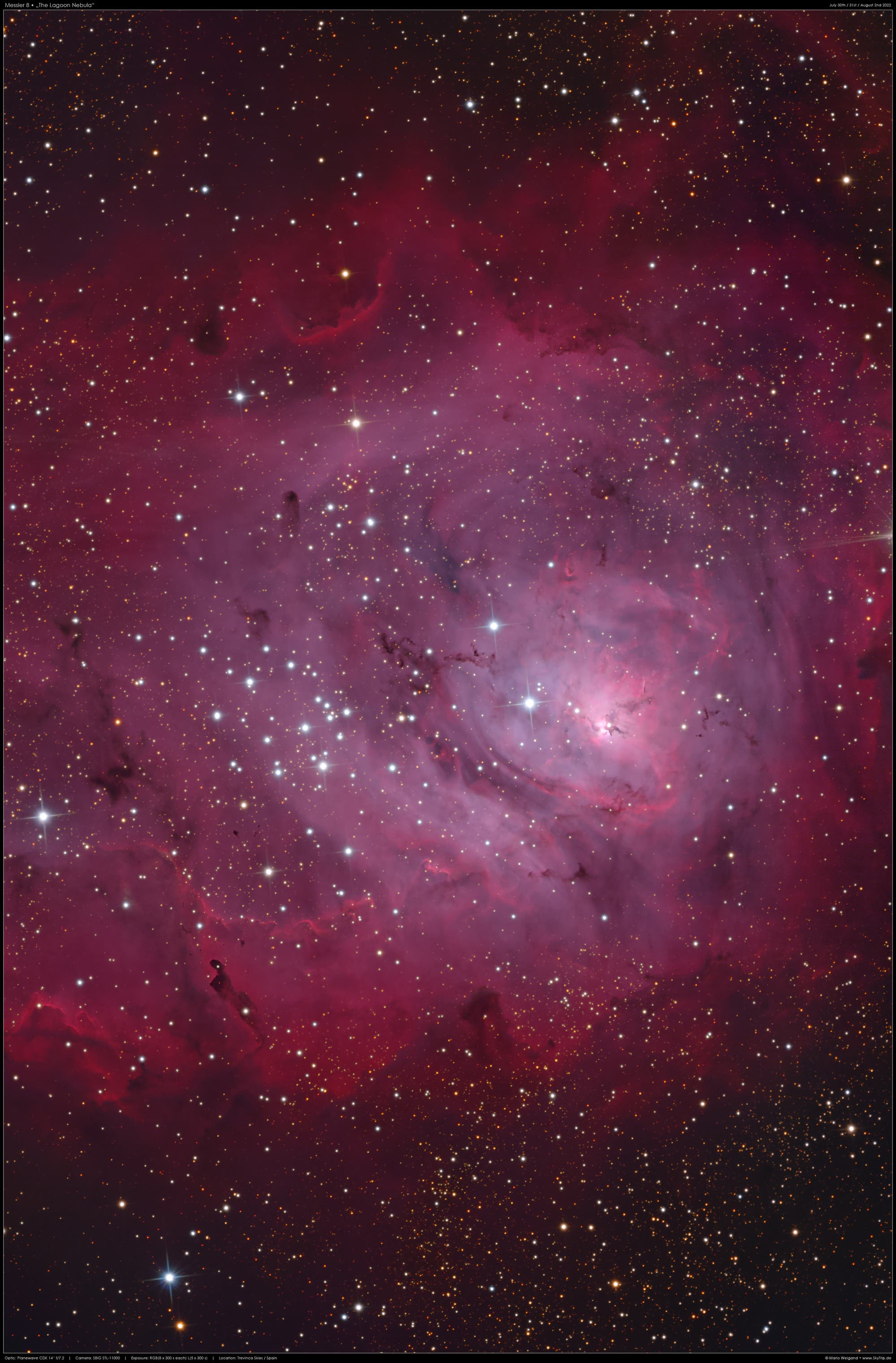 Lagunennebel Messier 8